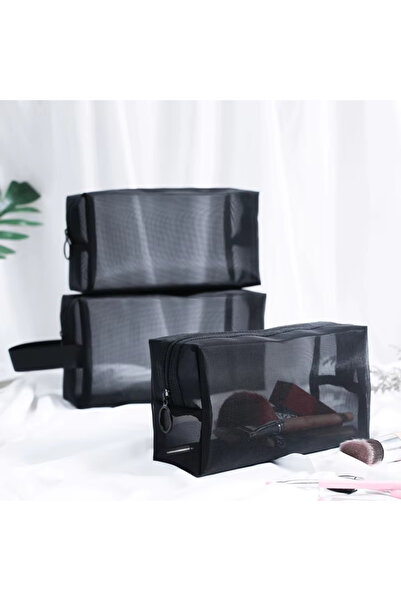 Choice Piece suit Large Capacity Breathable Mesh Toiletry Bag, Transparent Wa...