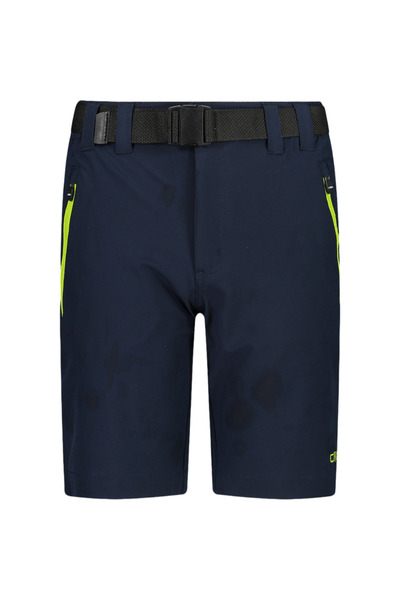 CMP Pantaloni scurți pentru copii 3T51844 SS 2025-Albastru marin/Lime-152