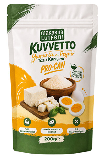 Makarna Lütfen Kuvvetto Procan Yumurta ve Peynir Tozu Karışımı (200 gram)
