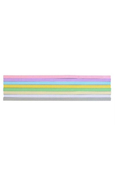 Karadeniz Lino 13X500 mm Corrugated Strip 8 Colors Pastel Series 40's