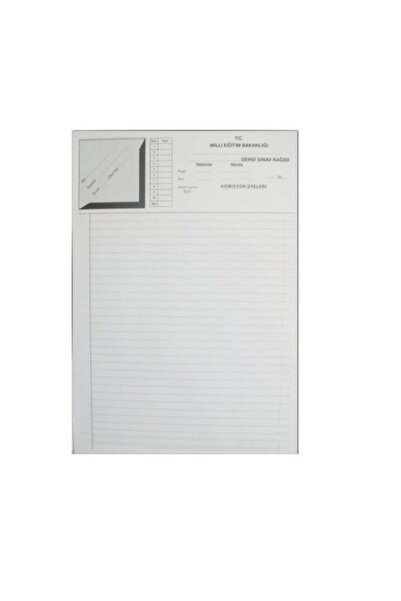 Gülpaş Exam Paper 100-Piece Block 28X41 470