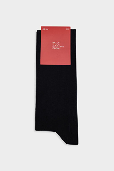 D'S Damat Ds Damat Black 3-Piece Socks Set