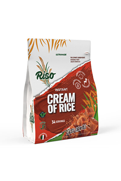 RISO Salted Caramel Instant Italian Cream of Rice, High Quality Carbohydrate ...