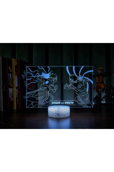 PETRADESIGN Naruto - Sasuke Chidori Vs Naruto Rasengan Anime Masa Lambası