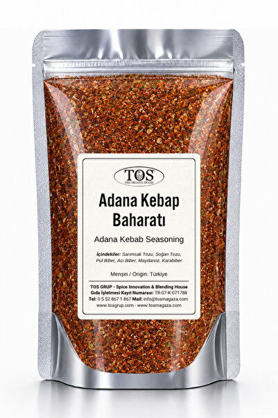 TOS The Organic Spices Adana Kebap Baharatı 100 gr Adana Kebab Spice Blend - ...