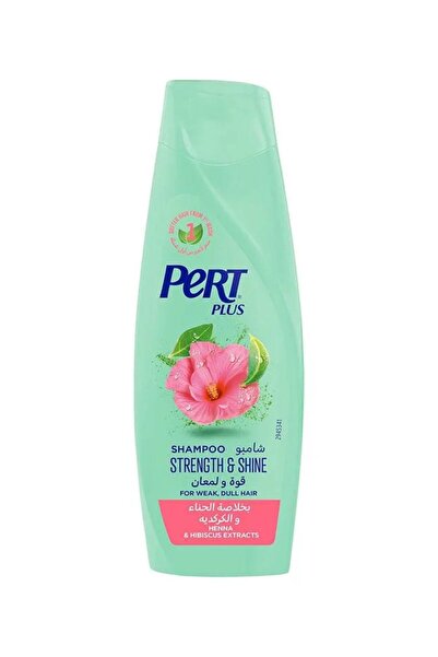 PERT PLUS شامبو القوة واللمعان للشعر الضعيف والباهت بخلاصة الحناء والكركديه، ...