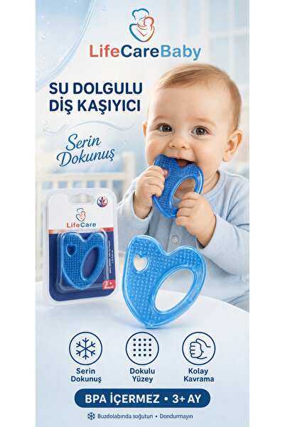 LifeCareBaby Sulu diş kaşıyıcı mavi