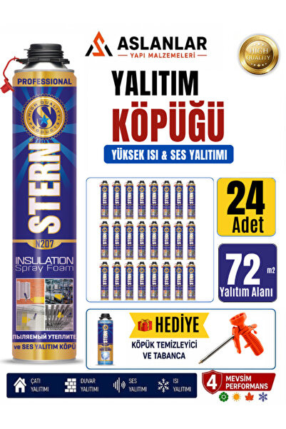 Stern Poliüretan Termal Yalıtım Sprey Köpük Isı Ve Ses Yalıtım 24 Adet (taban...