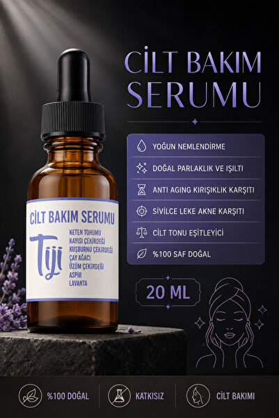 Tiji Garden 100% طبيعي مكثف - مصل مرطب فعال مضاد للعيوب وحب الشباب مضاد للشيخوخة