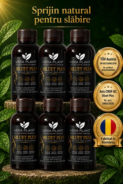 veraplant Vera Plant Siluet Plus, supliment alimentar lichid, 200 ml, 6 buc