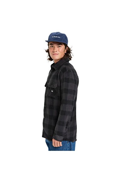 Quiksilver Bering Strait Check Shirt Erkek Polar Ceket ERKEK POLAR CEKET EQYP...