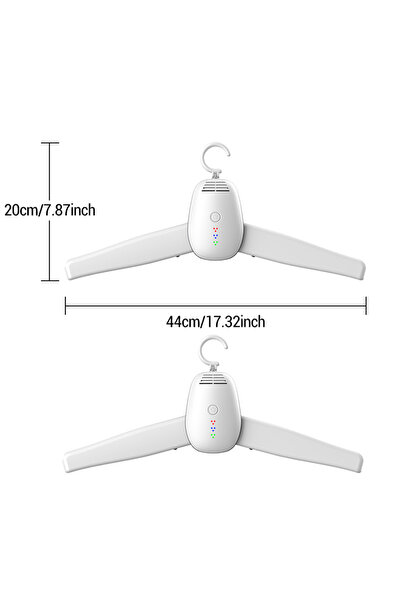 Choice1 EU 2pcs 1/2 Portable Electric Clothes Dryer Hanger Warmer 220V Outdoo...