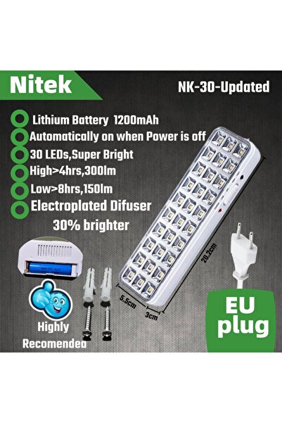 Choice 30LEDS 4W 1200mAh LED Emergency Light Portable Rechargeable Lantern Fo...