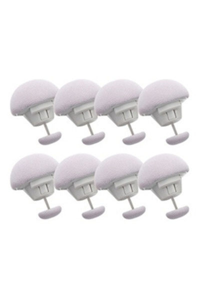 Choice 8Pcs-Grey Mushroom Quilt Holder Macaron Non-slip Quilt Blanket Clip On...