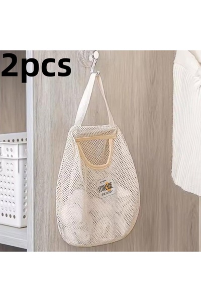 Choice 2pcs beige 1/2/3pcs Japanese Socks Storage Hanging Bag Wardrobe Hangin...