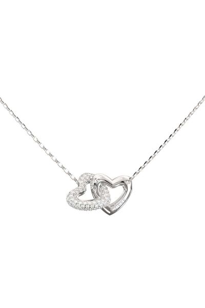 Guess JGUJUBN06013JWRHTU قلادة نسائية على شكل قلب