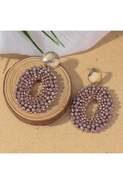 Choice Style 4 Bohemain Vintage Oval Crystal Beaded Drop Earrings for Women H...