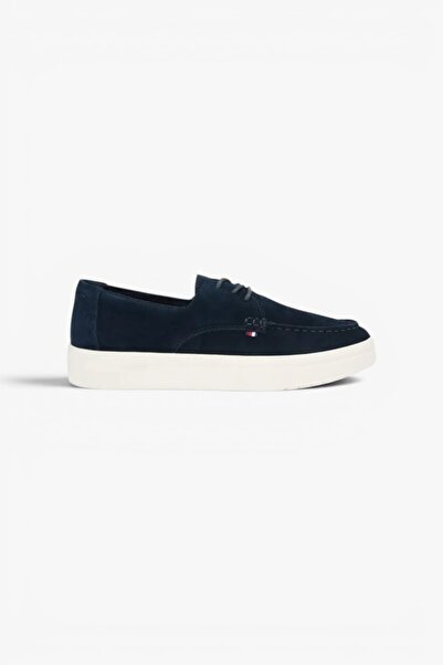 Tommy Hilfiger CASUAL SUEDE STITCH TOE HYBRID Erkek Mavi Günlük Ayakkabı - FM...