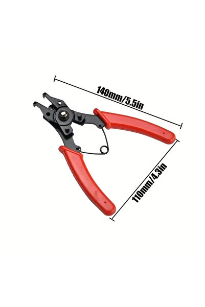 Choice 4 in 1 4-In-1 Circlip Pliers Set Snap Ring Pliers Multi Crimp Removabl...