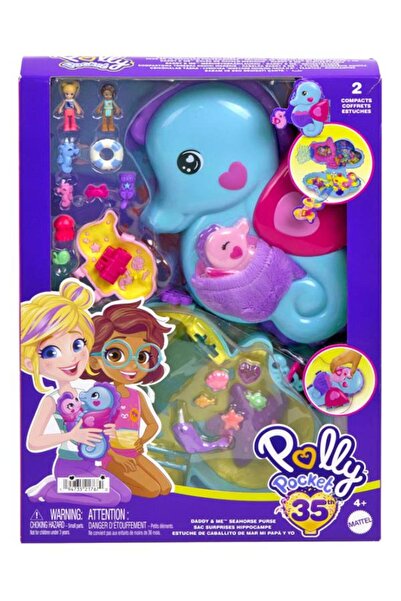 Polly Pocket Compact Daddy & Me Denizatı Çanta Oyun Seti HWP03