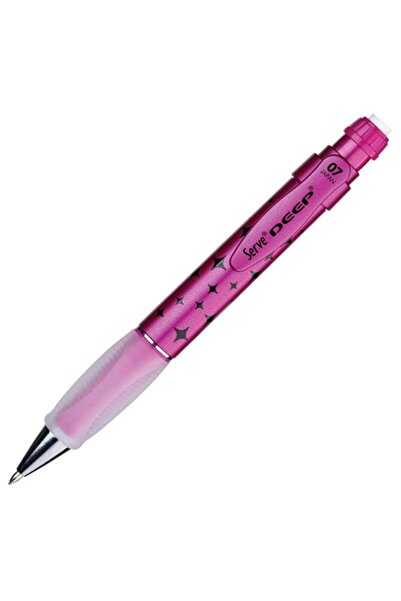 Serve Deep Pirilti Patterned Mechanical Versatile Pen 0.7mm Metallic Pink