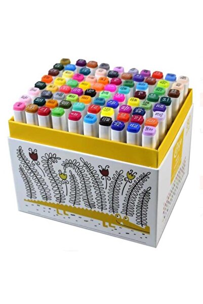 Cengo Twin Marker Dual Tip Pen 80 Colors Cgo-135