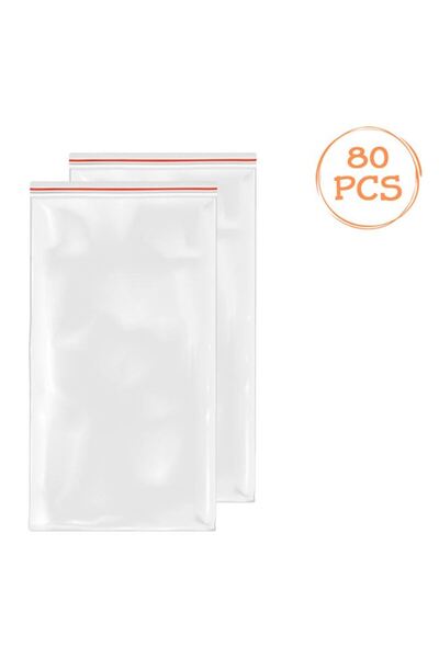 BAMI NETWORK Pungi depozitare ziplock transparente PE 6x9cm 80 buc