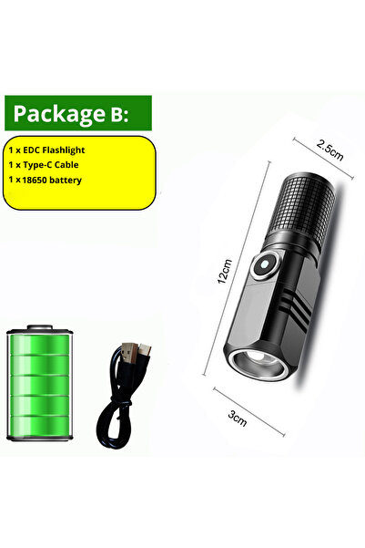 Choice Built-in battery Package B Super Bright Mini Powerful Led Flashlight X...