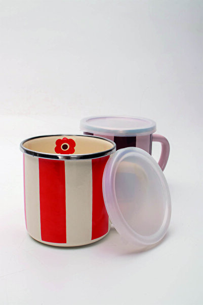 EMAYlab Emaylabxcudl Sunday Double Enamel Mug Set