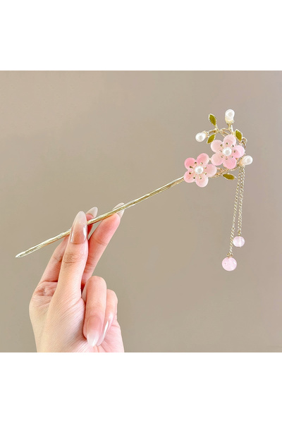Choice E 1pc Elegant Chinese Style Flower Butterfly Tassel Hairpin Vintage Ha...