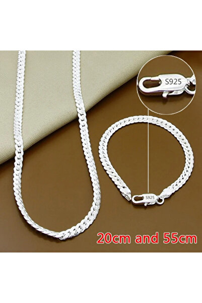 Choice14 20cm and 55cm Hot sale 925 Sterling Silver 8/16/18/20/22/24 Inch 6mm...