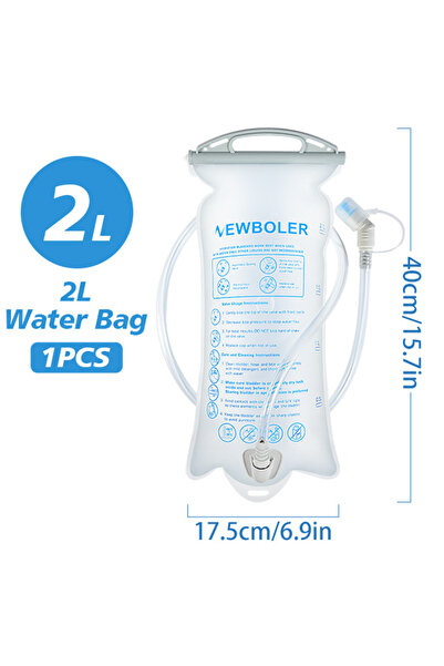Choice BOT219 NEWBOLER 1.5L 2L 3L Outdoor Sport Camping Water Bladder Running...