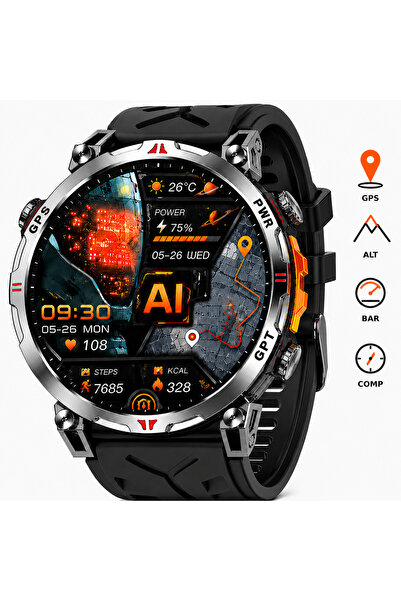 OEM Ceas smartwatch sport cu GPS, ecran AMOLED de 1.56 inch 480x480, 680 mAh,...