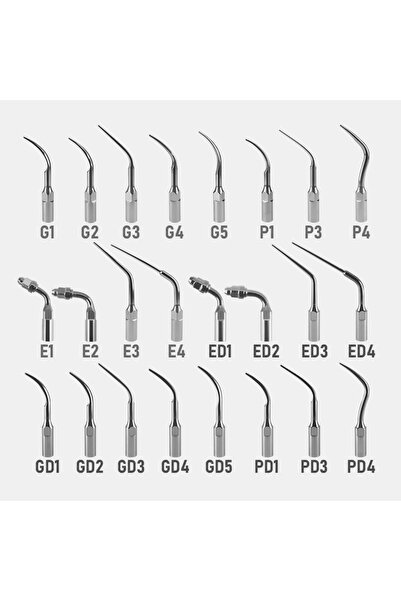 Choice11 P1 5pcs Dental Ultrasonic Scaler Tip P1 G1 Scaling Periodontics Endo...