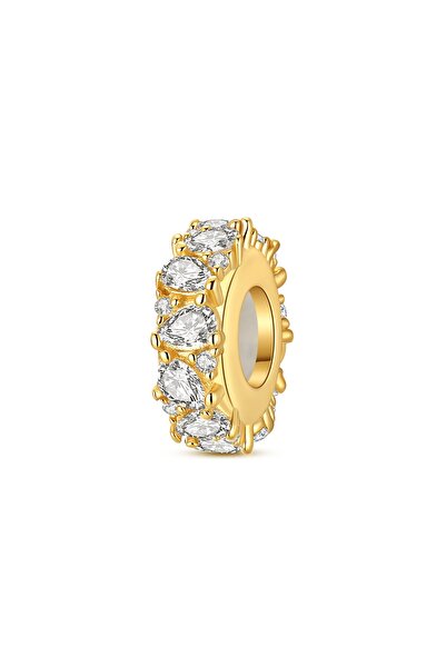 Choice6 KTC1544-GD Original 925 Silver Gold Charms Beads Fit Bracelet DIY Ele...