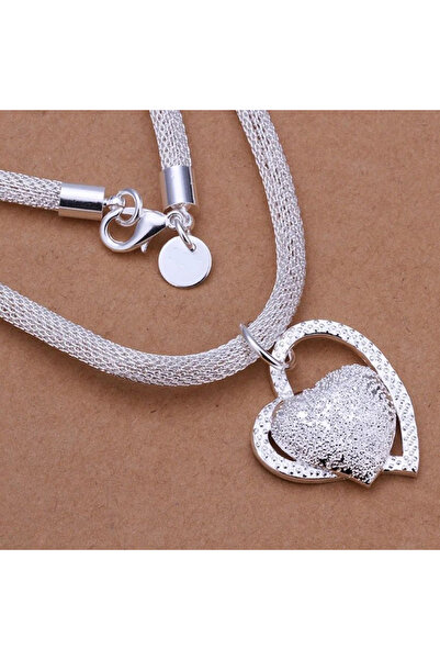 Choice 50cm DOTEFFIL 925 Sterling Silver Gorgeous Charm Fashion Charm Heart W...
