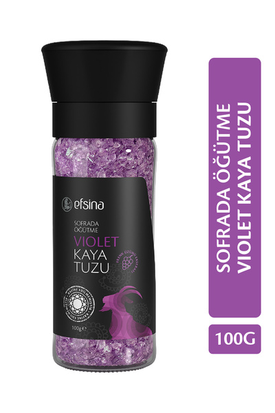 Efsina 100 gr Sofrada Öğütme Violet Kaya Tuzu