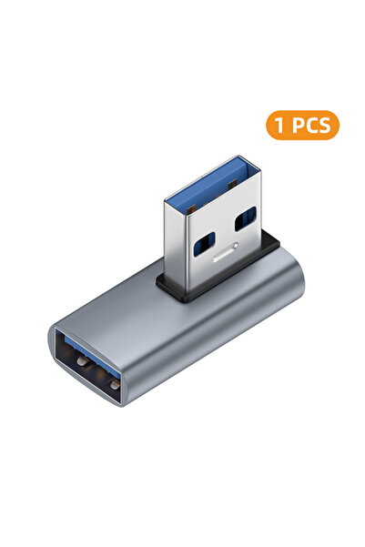 Choice7 1x AG-AM-ZW-ZM USB A Female to USB A Male Adapter 90 Degrees/180 Degr...