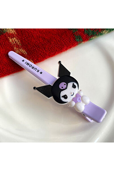 choice2 Kuromi Sanrio Hello Kitty Hair Clip Cute Cartoon Pink Hairpin Girls F...