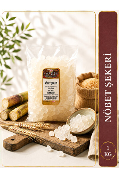 Karden Nöbet Şekeri Lüks 1 kg - Geleneksel Doğal Kristal Kaya Şekeri