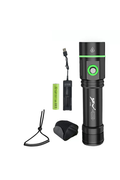 Choice1 B - 18650 Battery Super Bright Scuba Diving Flashlight 5800000LM LED ...