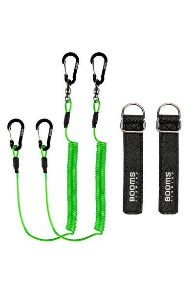 Choice Green 2sets Booms Fishing T02RB1 Fishing Rod Tether Boat Kayak Paddle ...