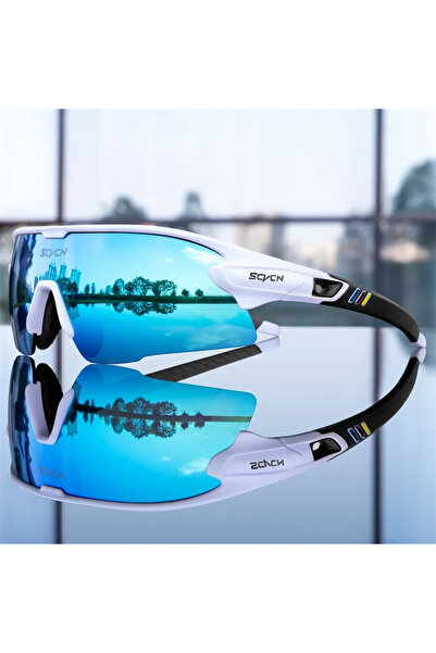 Choice12 1lens 23 SCVCN UV400 Cycling Glasses MTB Road Bike Riding Eyewear Ou...