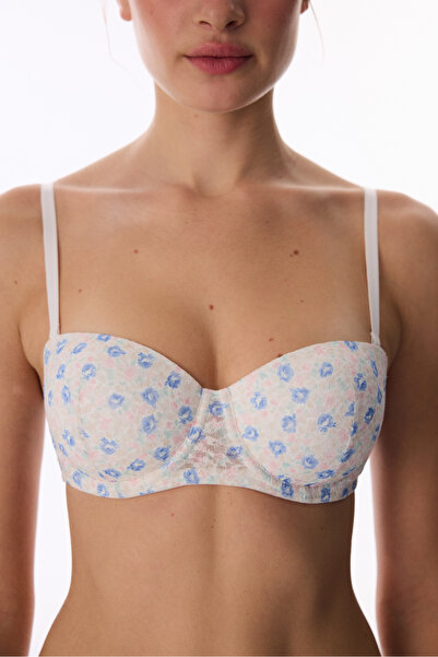Penti Kırık Beyaz Bloom Floral Lace Dantel Balenli Sütyen