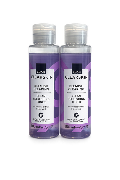 AVON Clearskin Blemish Clearing Akneye Meyilli Ciltler İçin Tazeleyici Tonik ...