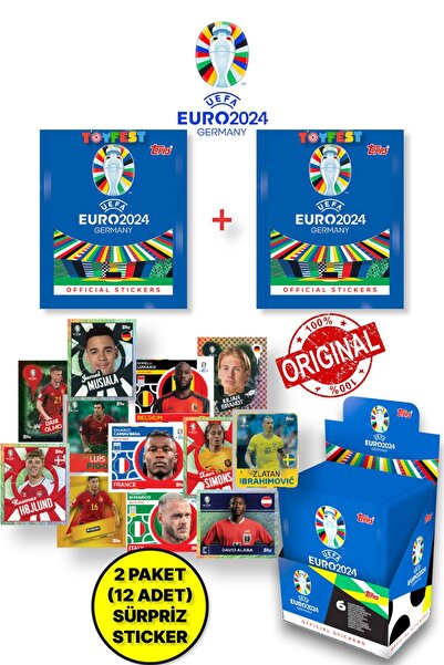TOYFEST ALMANYA EURO 2024 Avrupa Şampiyonası Match Attax - 2 ADET Futbolcu St...