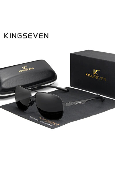 Choice نظارات شمسية أخرى KINGSEVEN للرجال، مصنوعة من الألومنيوم المستقطب بالل...