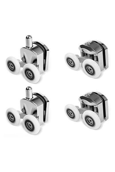 Choice Diameter 23mm 4pcs Wheels Curved Shower Rollers with Anti-Collision Bl...