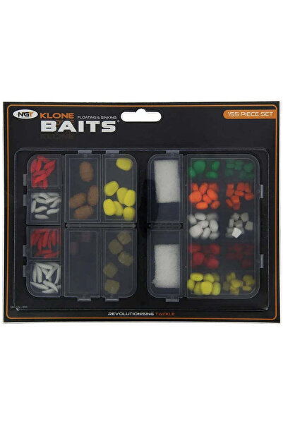 NGT Tackle Set de năluci artificiale NGT Klone Baits - 155 bucăți