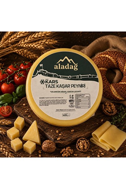 ALADAĞ Kars (Kelle) Taze Kaşar Peyniri 1KG